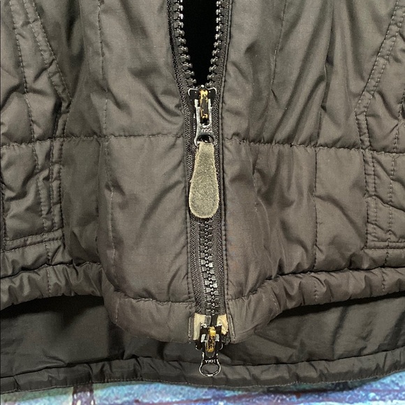 Men's Black Quilted Jacket Coat Full Zip Size XXL - Picture 6 of 10